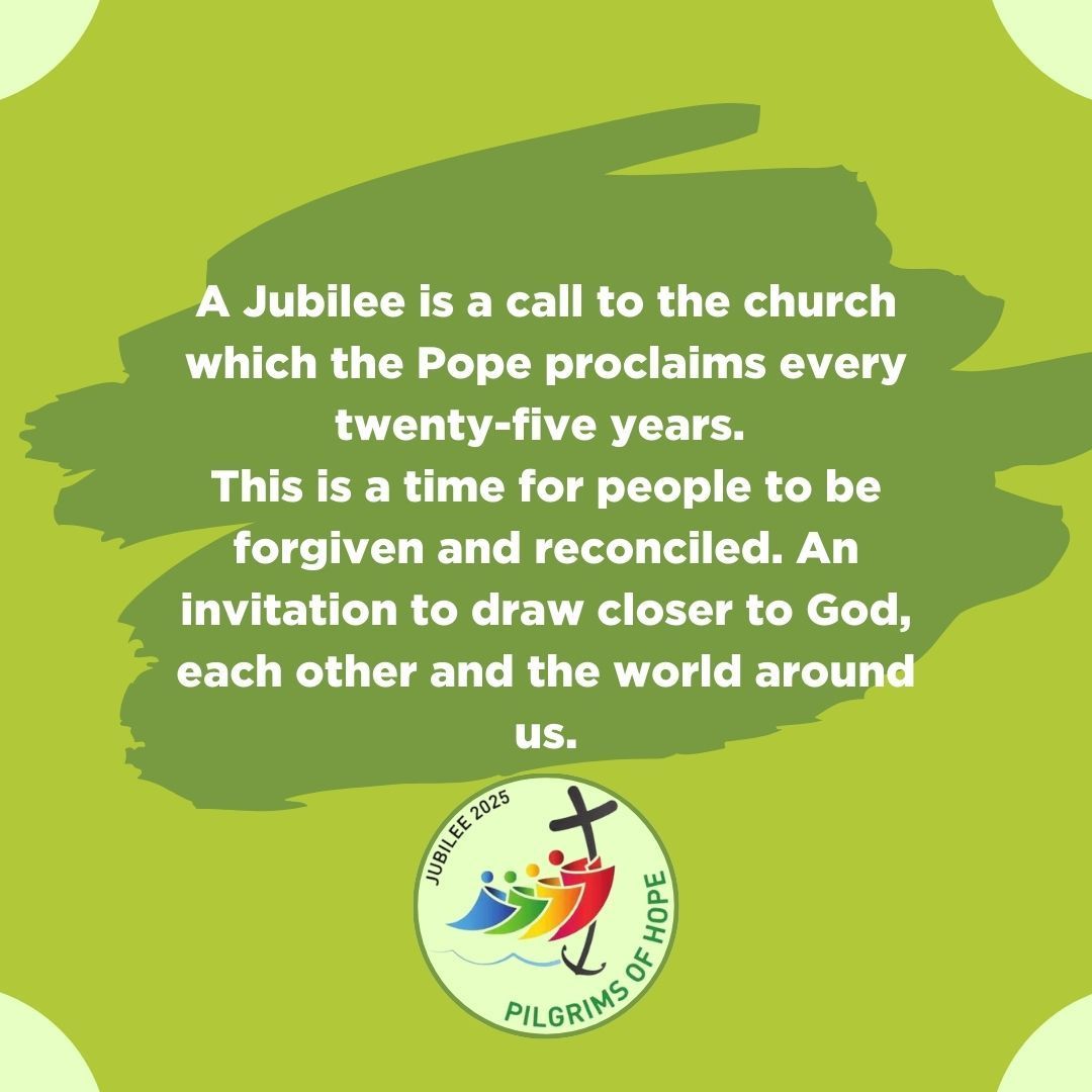 Pope Francis has called 2025 a Jubilee Year...but what is a Jubilee?

#Jubilee #Jubilee2025 #JubileeYear #Spesnonconfundit #PilgrimsOfHope #Vatican #PopeFrancis #Youth #YouthAccompaniment #CYPR #CatholicChurch #YoungCatholics #CatholicYouth #SchoolChaplaincy #MillionMinutes