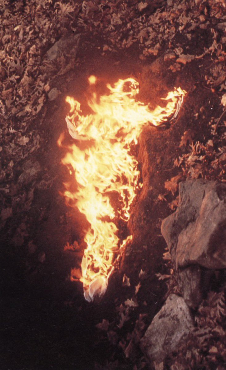 Ana Mendieta “Silueta (series), 1973-1977
performance/earthwork