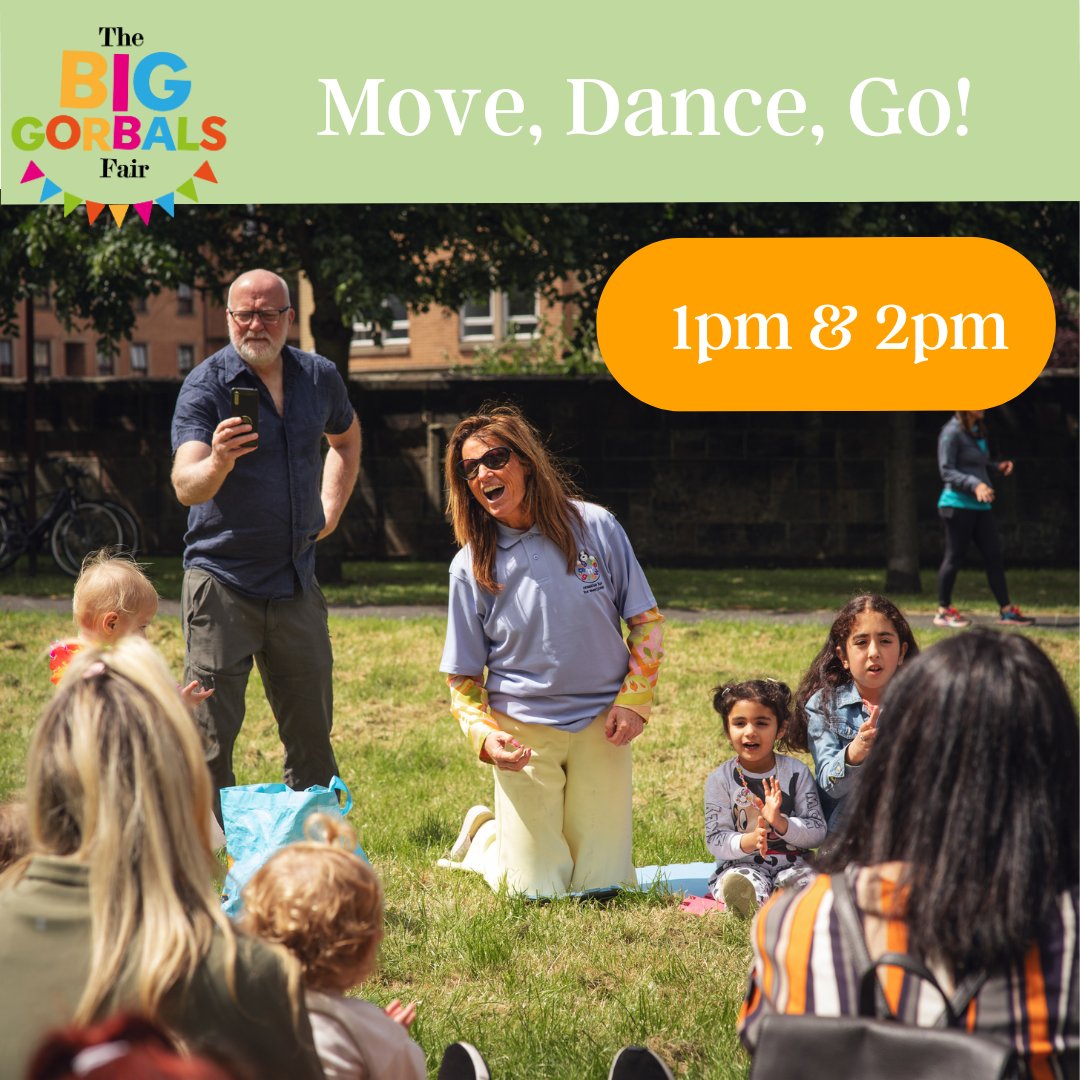 New Gorbals HA (@newgorbalsha) on Twitter photo Giggle N Grow are back with their Move, Dance Go sessions at the Fair this year.
Join in at 1pm or 2pm in the Rose Garden. π€ΈββοΈππ’
#BigGorbalsFair #GoodAboutGorbals <a href="/gogigglengrow/">giggle'n'grow</a> Giggle N Grow are back with their Move, Dance Go sessions at the Fair this year.
Join in at 1pm or 2pm in the Rose Garden. π€ΈββοΈππ’
#BigGorbalsFair #GoodAboutGorbals <a href="/gogigglengrow/">giggle'n'grow</a>