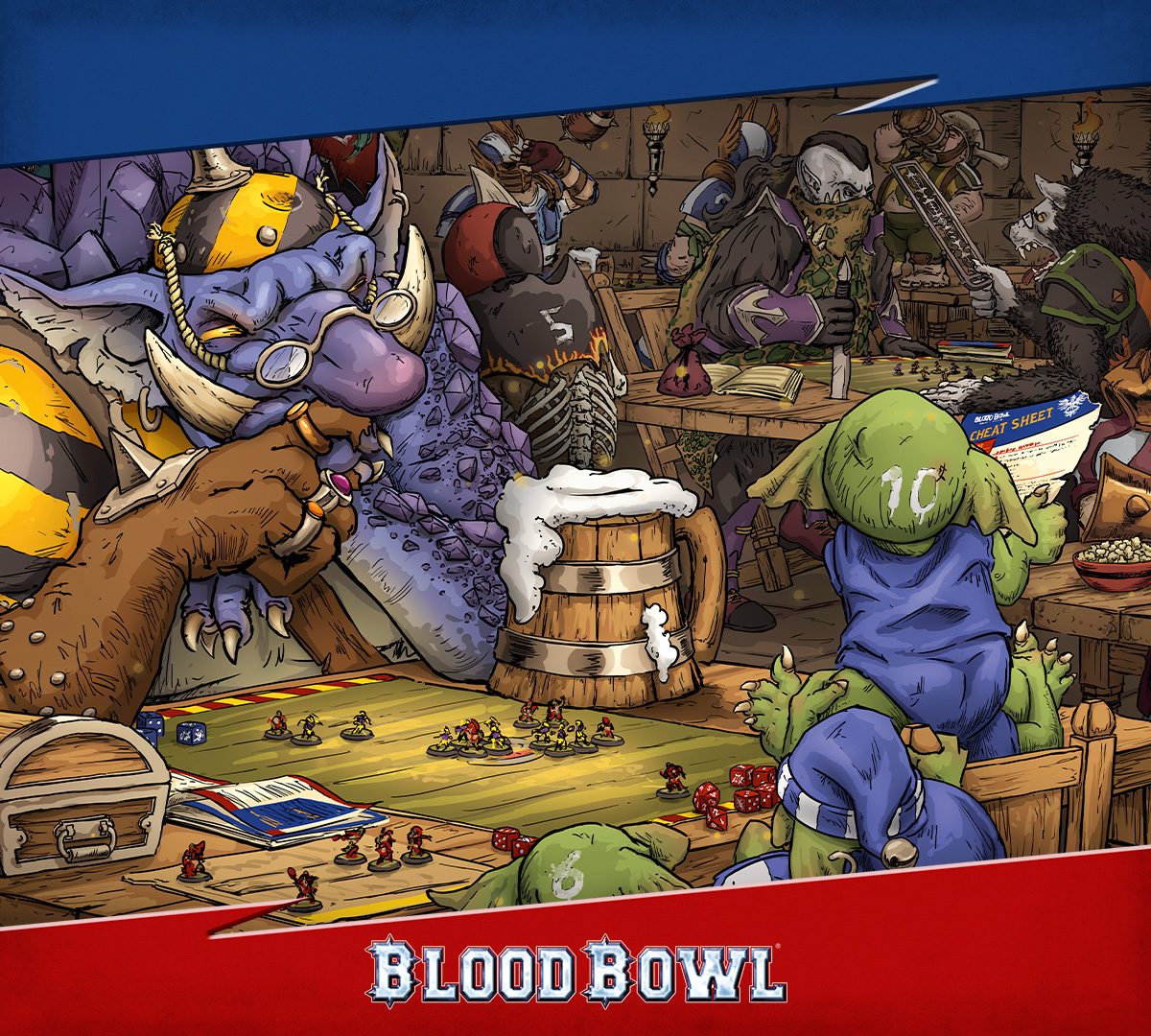 “What does the ‘F’ stand for in FAQ, Jim?” – Bob

“I’ll save you two further questions, Bob, it’s Frequently Asked Questions.” – Jim

Be less confused than Bob – download the Blood Bowl FAQ now

ow.ly/V0y350RY7pH
