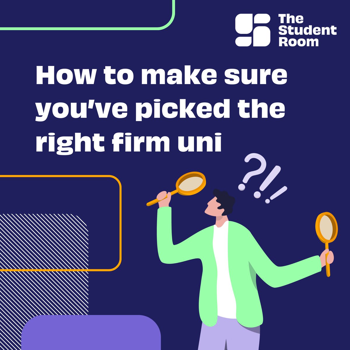 So you've been offered a place at uni. Maybe you've got more than one - perhaps even a full house of five offers🏫

How do you choose which one will be your firm? 

Find out here: ow.ly/5xgT50RYoUw

#TheStudentRoom #University #Alevels #college #UKStudent #Uni #UniStudent