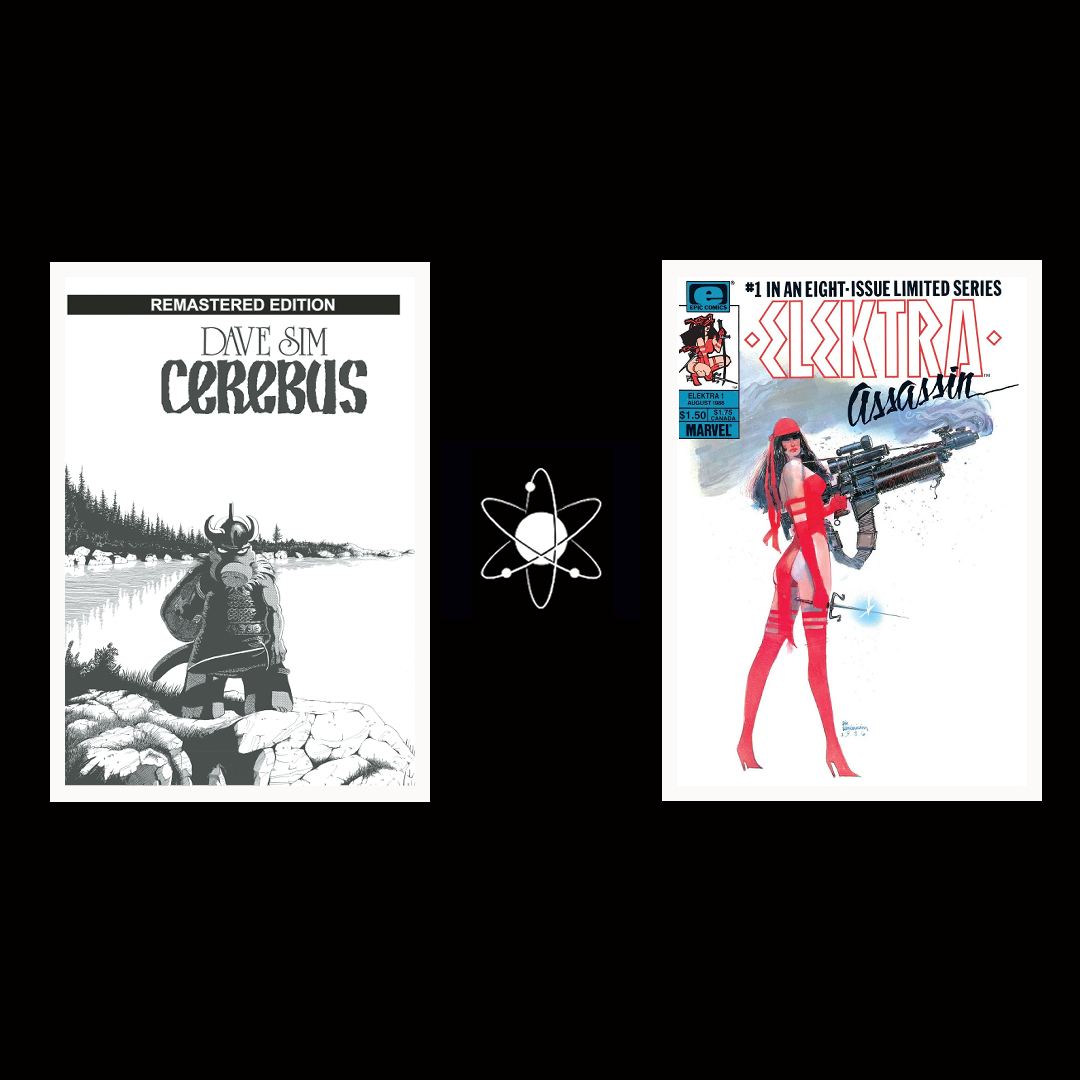 thelabpress's tweet photo. .@vincelocke’s inspirations. #Moonshadow #Akira #Cerebus #ElektraAssassin https://t.co/bVjavXxarG
