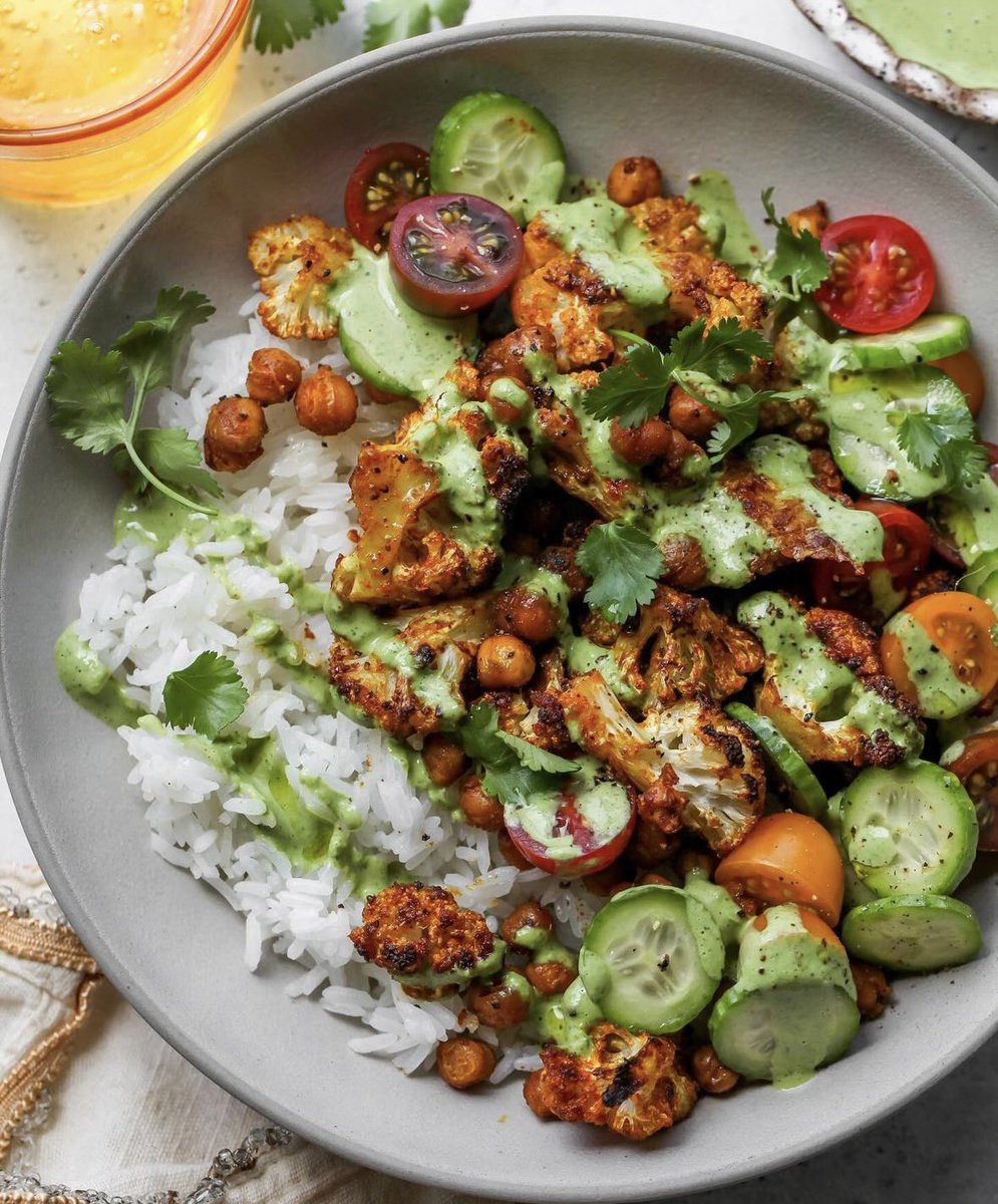 Eat or pass?

Cauliflower Shawarma-Inspired Bowls with Green Tahini Sauce.