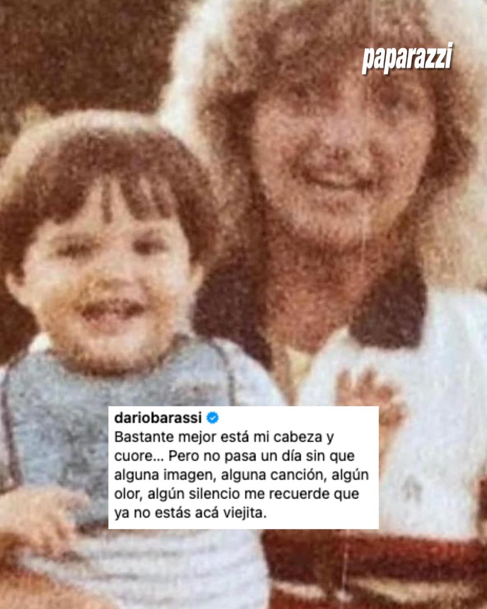 🥺MUY EMOTIVO
Dario Barassi le dedicó unas tiernas palabras a su madre después de su fallecimiento, y enterneció las redes💖

¿Qué mensaje de aliento le dejarías?

#dariobarassi #madre #emocion #palabras