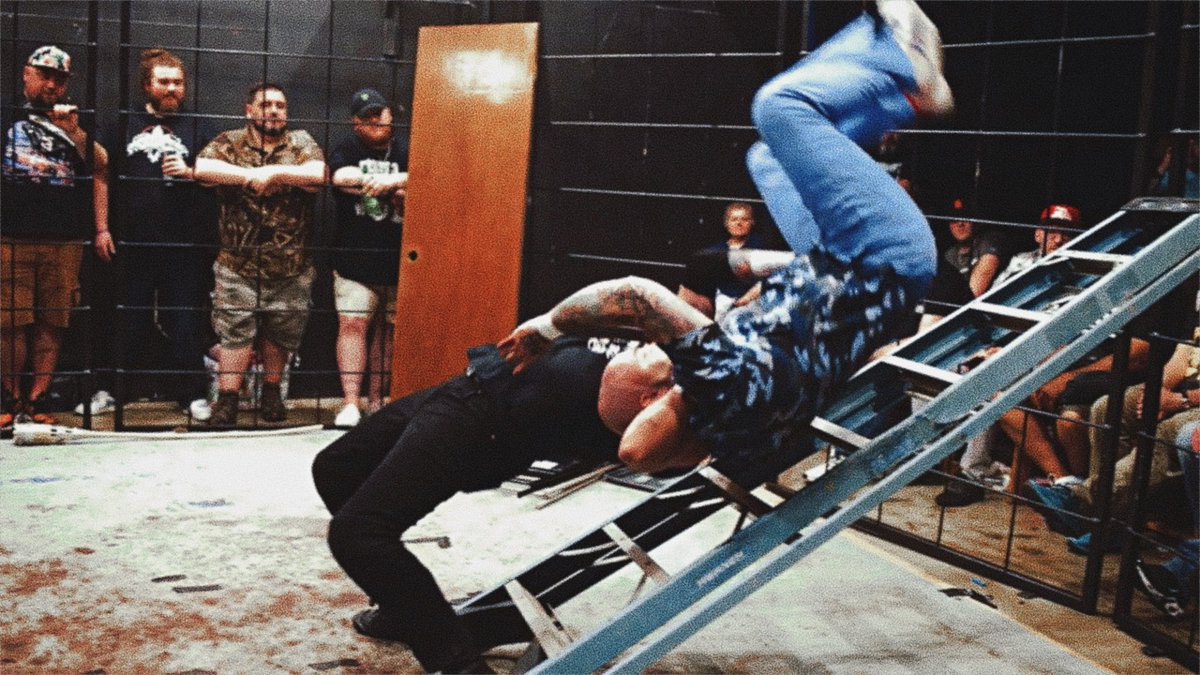 NathanMowery's tweet photo. My @ICWNHB debut against @DRxRedacted is now on my YouTube with additional footage from @BarbedWireM. ๐ช๐ฏ
https://t.co/WJ4RD3paG6 #PFX19 #deathmatch https://t.co/v6QjuwRa0m