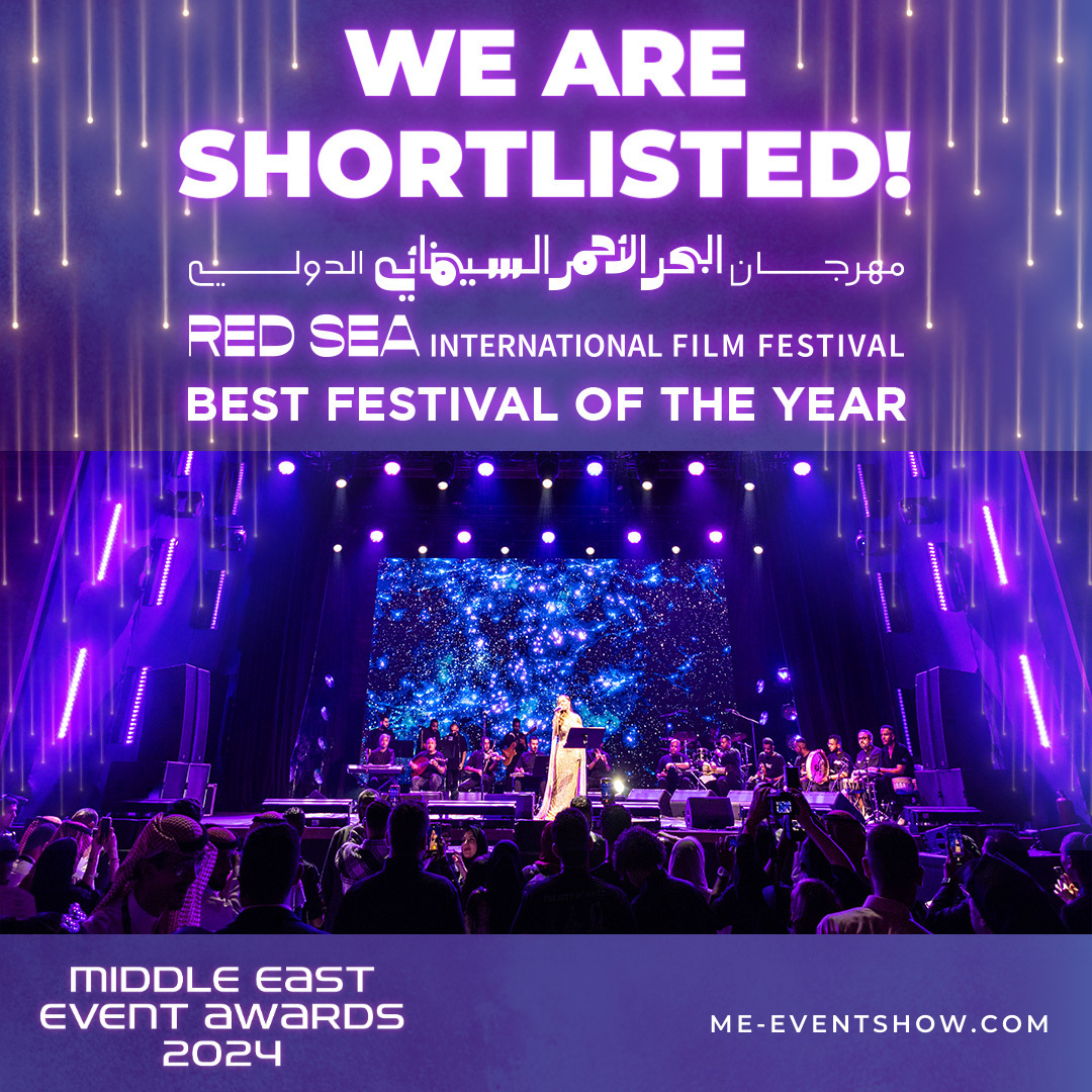 Congratulations to the Red Sea Film Foundation for being shortlisted in the Best Festival of the Year category for the Red Sea Film Festival at the Middle East Event Awards! Your passion and creativity in celebrating cinema shine brightly.

#TAIT#MomentThatMovePeople