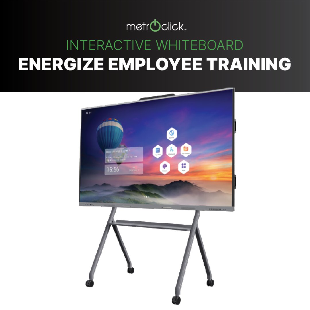 💡 Ignite inspiration and boost engagement in your employee training sessions with the Freestyle whiteboard. Turn training into a dynamic experience that sparks innovation. Link in bio for more details! #EmployeeTraining #Engagement #FreestyleWhiteboard #MetroClick