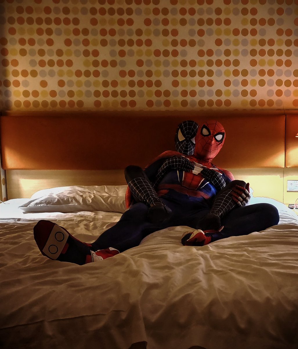 已经把小蜘蛛榨干了👿👿#蜘蛛侠 #紧身衣 #1m