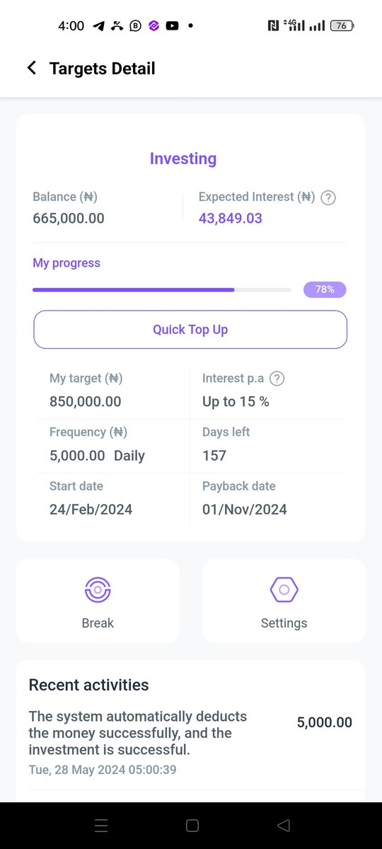 plateauxtech's tweet photo. @DiegoWhykay @PiggyBankNG While @PiggyBankNG  is helping save for wedding, @OPay_NG is also doing the lord's work in saving my rent.

These virtual banks abi Fintechs make one hit milestones without going mad. https://t.co/h3T9ItAj4W
