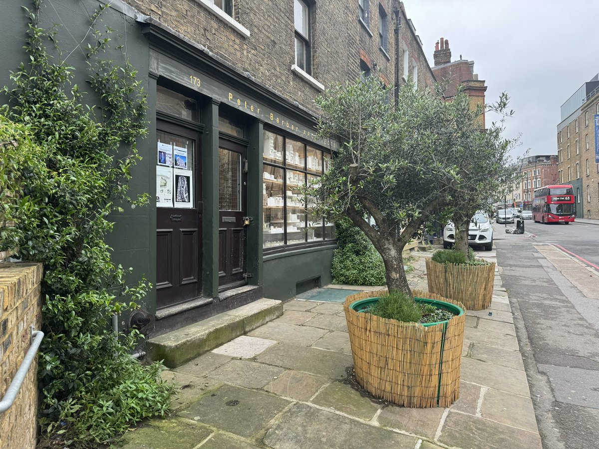 Not something I usually do, but I knocked on the door and there he was. I’m in London, and I remembered that Peter Barber’s office is right by King’s Cross, in a lovely storefront — which makes an unannounced visit  and chat feel completely natural. Such a pleasure <a href="/PpeterPeter/">Peter barber</a>!