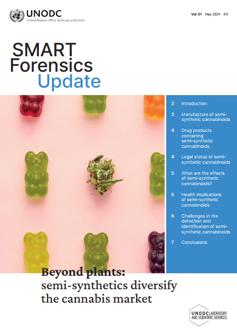 UNODC Forensic Services (@unodc_lab) on Twitter photo Semi-synthetic cannabinoids are on the rise and new products diversify the cannabis markets – soon in the new #SMARTForensics Update! <a href="/unodc_lab/">UNODC Forensic Services</a> Semi-synthetic cannabinoids are on the rise and new products diversify the cannabis markets – soon in the new #SMARTForensics Update! <a href="/unodc_lab/">UNODC Forensic Services</a>