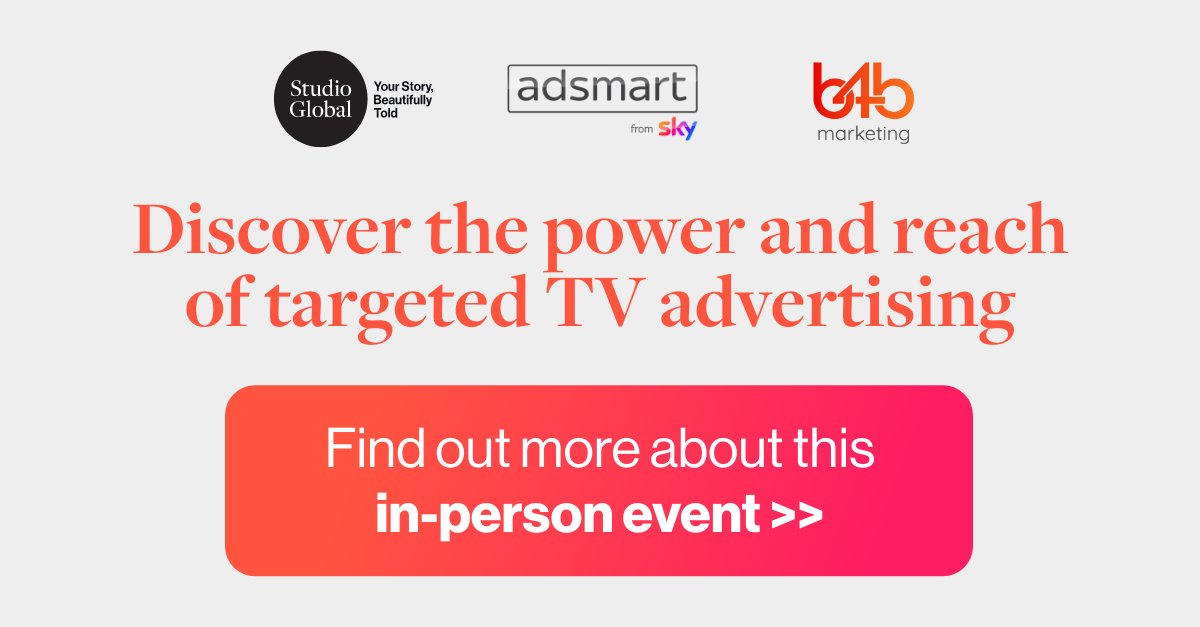 ✨ Select your ideal audience and your ideal location.
✨ Spend only £3k to receive 60,000 views (that's 5p per engagement)
✨ Revolutionise your business with TV advertising

Reserve your space here > studioglobal.co.uk/highlights/sky…

#networkingevent #tvadvertising