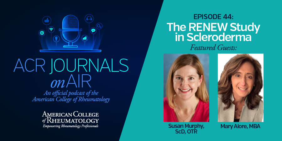 ALL-NEW EPISODE! NEW STUDY finds certain interventions have improved symptoms & fatigue for those with systemic sclerosis, particularly among those newly diagnosed. LISTEN HERE → acr.tw/3ZRheli @ACR_Journals