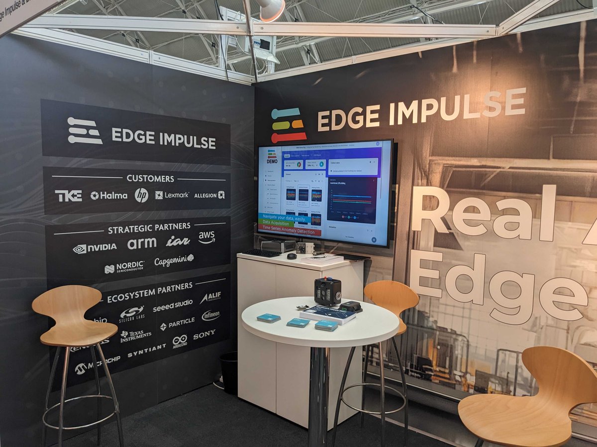 The Edge Impulse team is ready for @HdwPioneers Max this week! Stop by Booth C3, say hello, and check out our latest innovations. Don't miss out on the chance to see our very own Amir Sherman take the stage tomorrow, May 29th. We look forward to seeing you all there! #HWPMax24