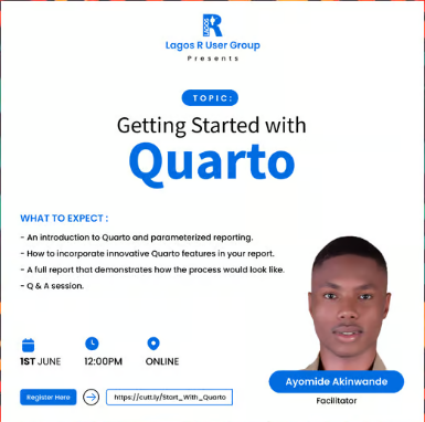 R User Group Lagos tweet media