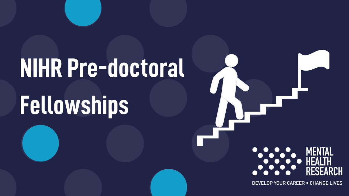 Are you looking to launch your research career pre-PhD? The NIHR pre-doctoral fellowship could help! It aims to support clinical/non-clinical professionals to boost their skills/experience pre-PhD! Read our post here: mentalhealthresearch.org.uk/nihr-pre-docto… @NIHRSSCR @NIHRSPHR @NIHRSPCR