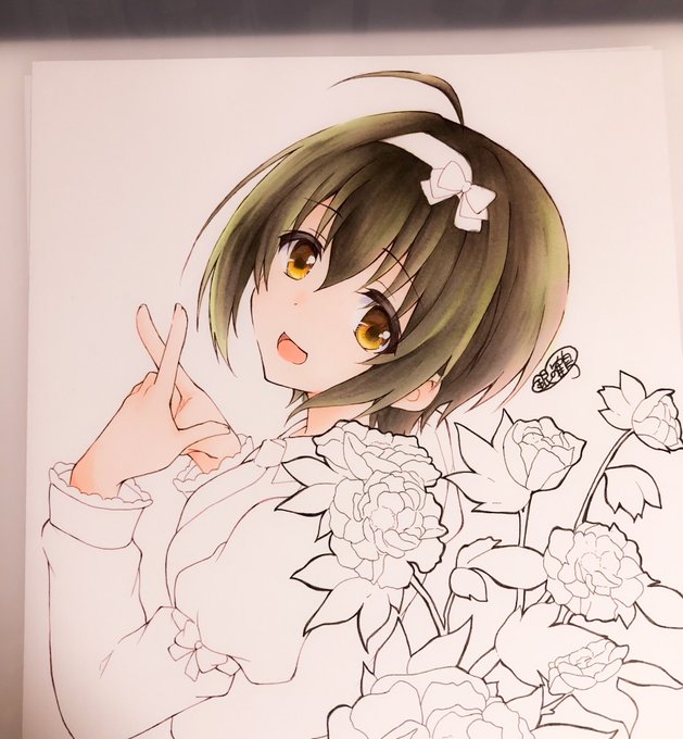 「flower white dress」 illustration images(Latest)｜3pages