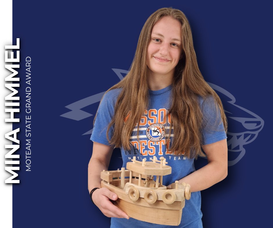 Congrats to Mina Himmel from Timberland High School who achieved the highest score in her division at the MOTEAM State Contest, the Grand Award! She's only the 7th student/group from THS to win this award. Read more: bit.ly/WSDmhTHS #WeAreWentzville