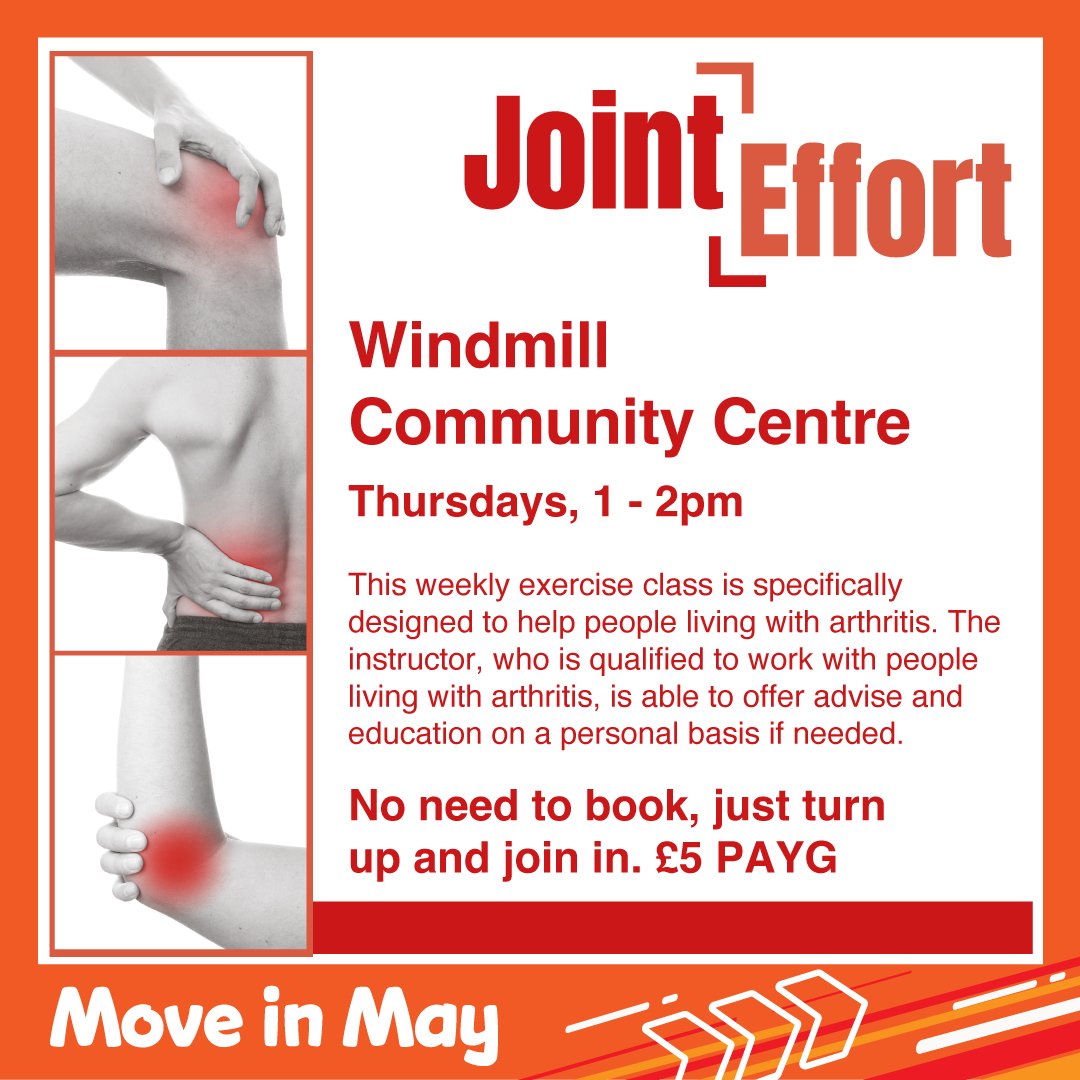 This one hour weekly exercise class is specifically designed to help people living with Arthritis. We have an instructor on hand to offer advice and education on a personal basis if needed. It's £5 PAYG and you do not need to book, just turn up and join in redditchbc.gov.uk/things-to-do/a…