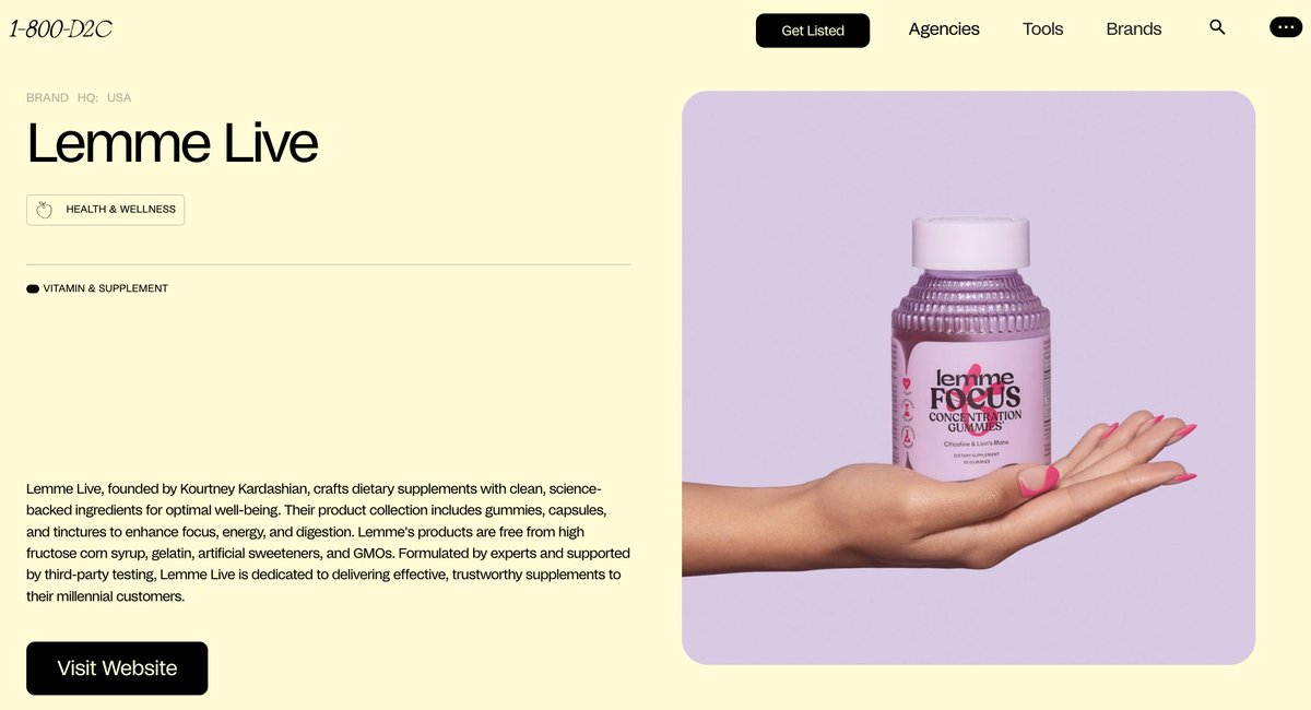 Lemme Live (@Lemme) - dietary supplements with clean, science-backed ingredients for optimal well-being.

Lemme Live Tech Stack Highlights:

💸 <a href="/ChargeflowHQ/">Chargeflow - The Chargeback Platform</a> - Chargeback Automation
👜 <a href="/RebuyEngine/">Rebuy Engine</a> - Smart Cart &amp; Upsells
🔂 <a href="/RechargePayment/">Recharge</a> - Subscriptions
📩 @Klaviyo - Email