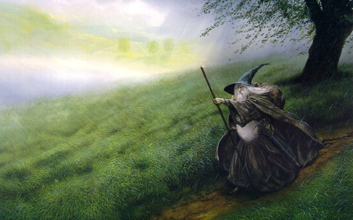 The Grey Wizard, by John Howe