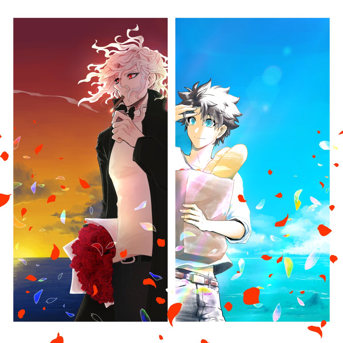 hyakuro's tweet photo. 現ﾊﾟﾛぽいエドぐだ♂絵 https://t.co/au24l0gTLf