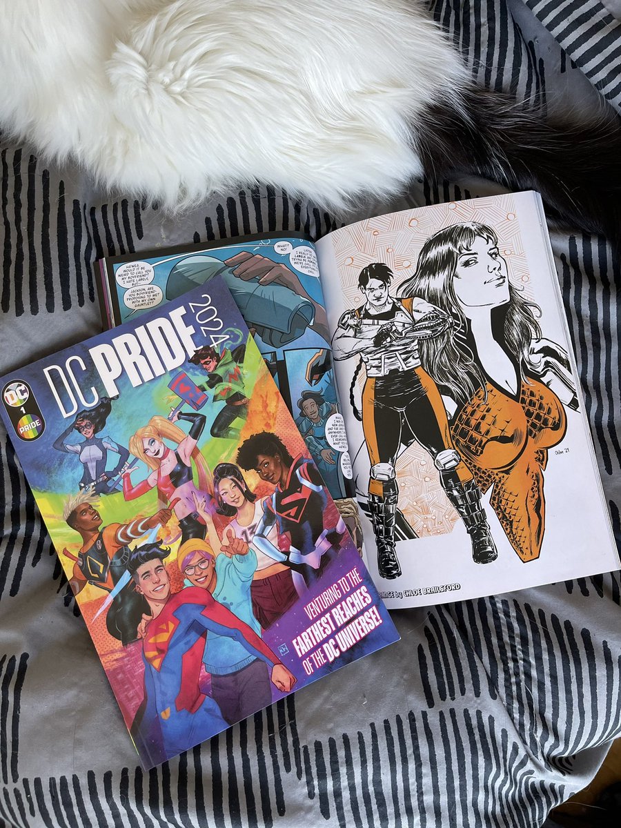 Today is the day - my FIRST WORK PUBLISHED BY DC COMICS IS OUT!! 🤩🤩🤩 DC Pride 2024!!! What an illustrious project of which to be a part!! 🥹🥹🥹 Huge thanks to @TheAriannaThe and @whatthe_shea for trusting me to do this exactly as I wanted! Genuinely cannot believe it!! 🥹🥹🥹