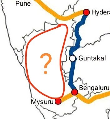 Bullet train schedule and connectivity!! Wer the hell is north karnataka connectivity? Seriously? @BJP4India if this is true..thn this wil surely have big consequences in future!! The urge for seperate state wil grow much louder thn ever!! #bullettrain #BJP #Karnataka #bangalore