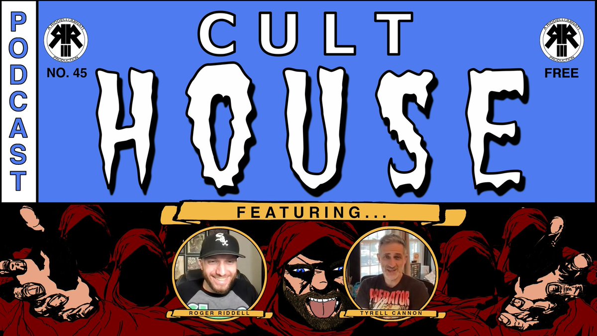 Riddelluminati's tweet photo. WEDNESDAY: @TCannonComics  joins #CultHouse to talk about his work on comics like The Schlub, Beef Bros, Eris, Weed Priests &amp; more. In the meantime, subscribe &amp; catch up on past episodes here: https://t.co/GugcoEnUne

#comics #comicartist @ImageComics https://t.co/AOXDZTMkSY