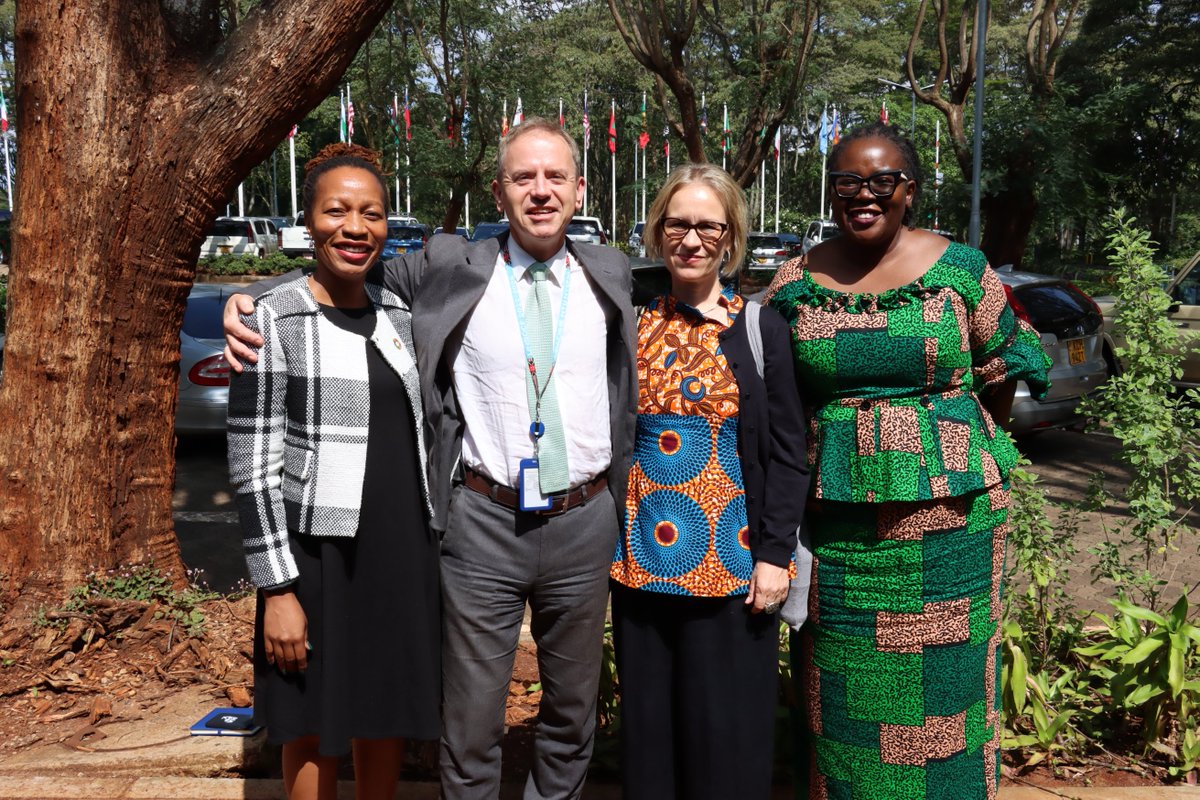 Working towards One UN in Kenya 🇰🇪! @ilo's @MiaSeppo met with UN Resident Coordinator @SWJacksonUN to discuss collaborating on strengthening the tripartite for a more resilient future and joint programming to consolidate resources under the Cooperation Framework.