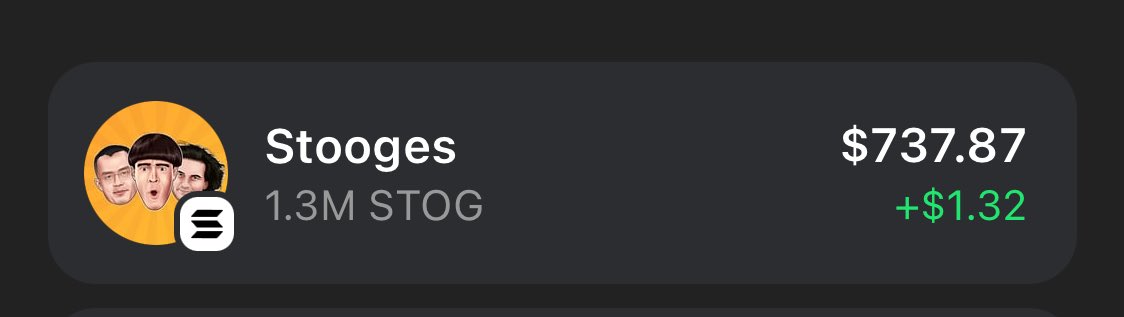 CryptoGanster's tweet image. 🚀 Dentro de $STOG con $700

¿Por qué? 

• Contrato auditado 
• Comunidad activa 
• Recaudaron alrededor de 1M de dólares en pink-sale 
• Liquidez bloqueada 
• Está en buenos precios 
• Listado en CMC, CG, BITMART y rumores de listado en otro CEX
• Buenos Tokenomics 

He…