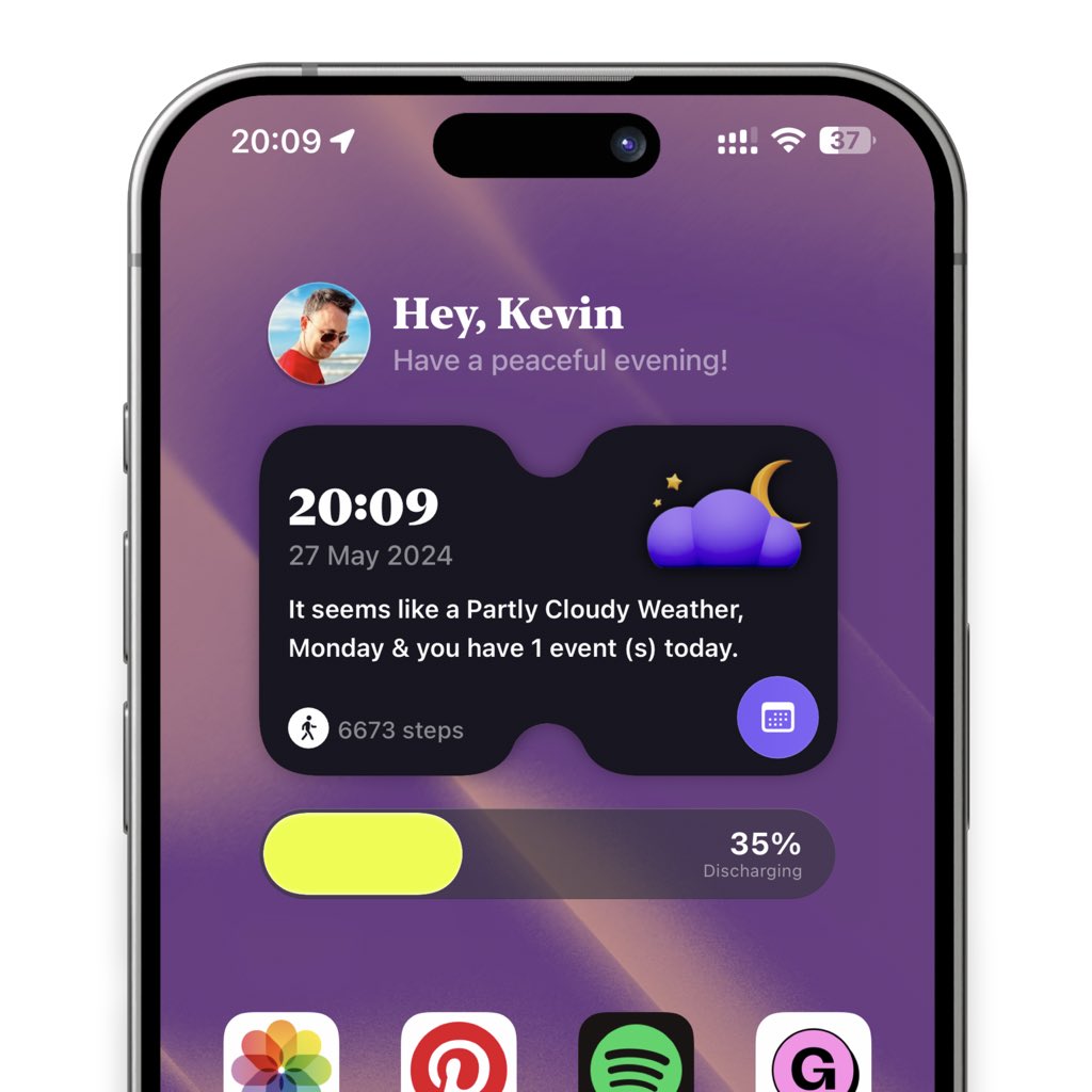Kmokhtar79's tweet image. 😎Added dark theme to #stackview
Redownload the pack to get it.
Since the weather icon didn’t fit well with the dark mode I had to use another icons. Hope you like it ✌🏻
aryamod.gumroad.com/l/StackView
