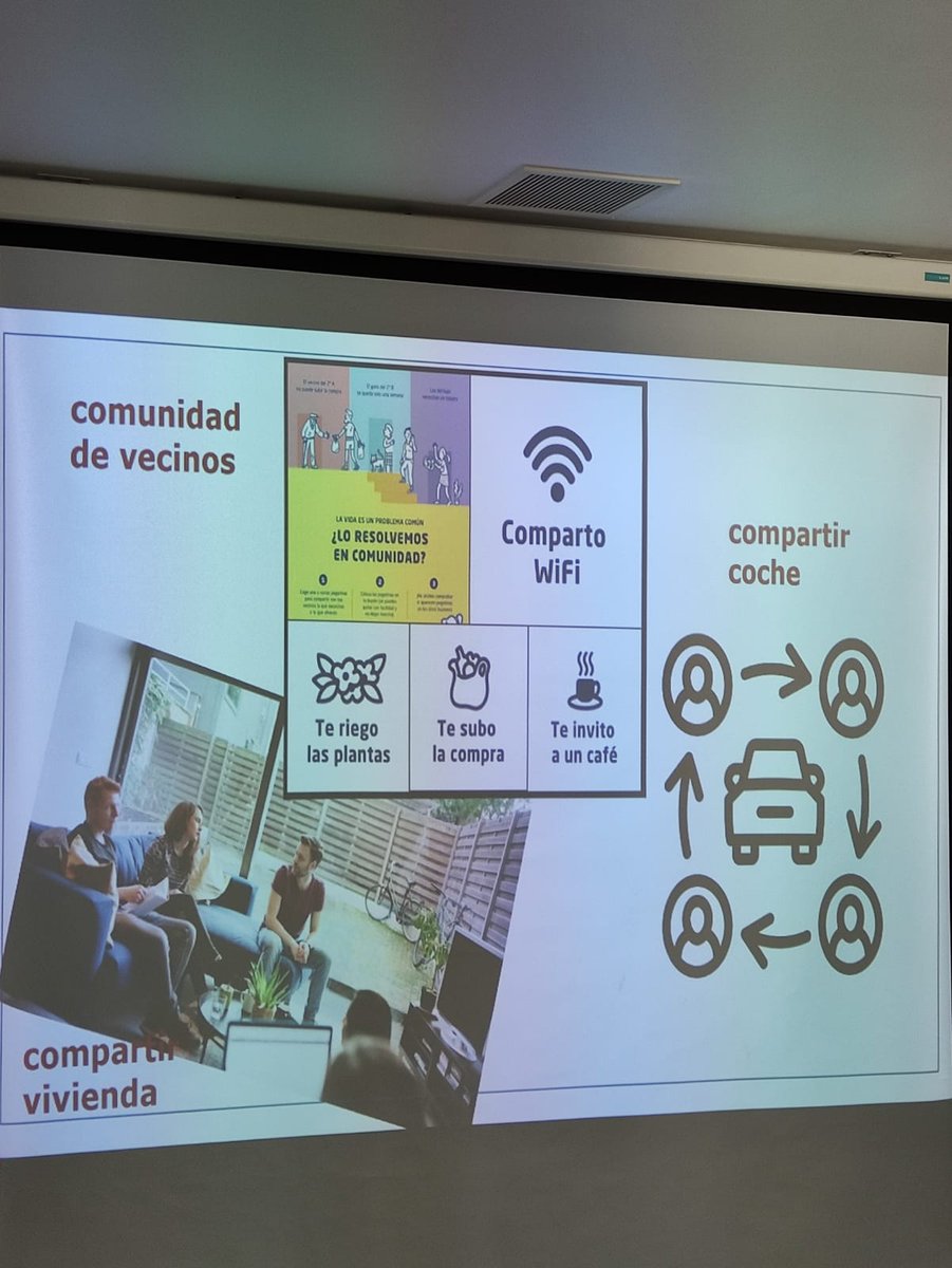 ODF |👐 Conocemos la importancia de integrar el #ValorSocial en los productos. 🗣️Raúl Contreras de @nittua pone ejemplos como la incorporación de la lectura fácil, compartir servicios, como un vehículo, una vivienda o el intercambio en comunidad. #OrganizacionesDeFuturo (1de2)