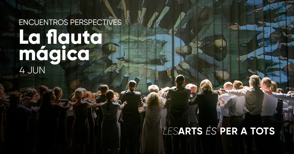 🟠#LesArtsÉsPerATots Ja pots fer-te amb la teua invitació per a la pròxima Trobada Perspectives amb els artistes darrere de 'La flauta màgica'. 👇

T'esperem el 4 de juny! tinyurl.com/43zp2atv 

#LesArts #Valencia