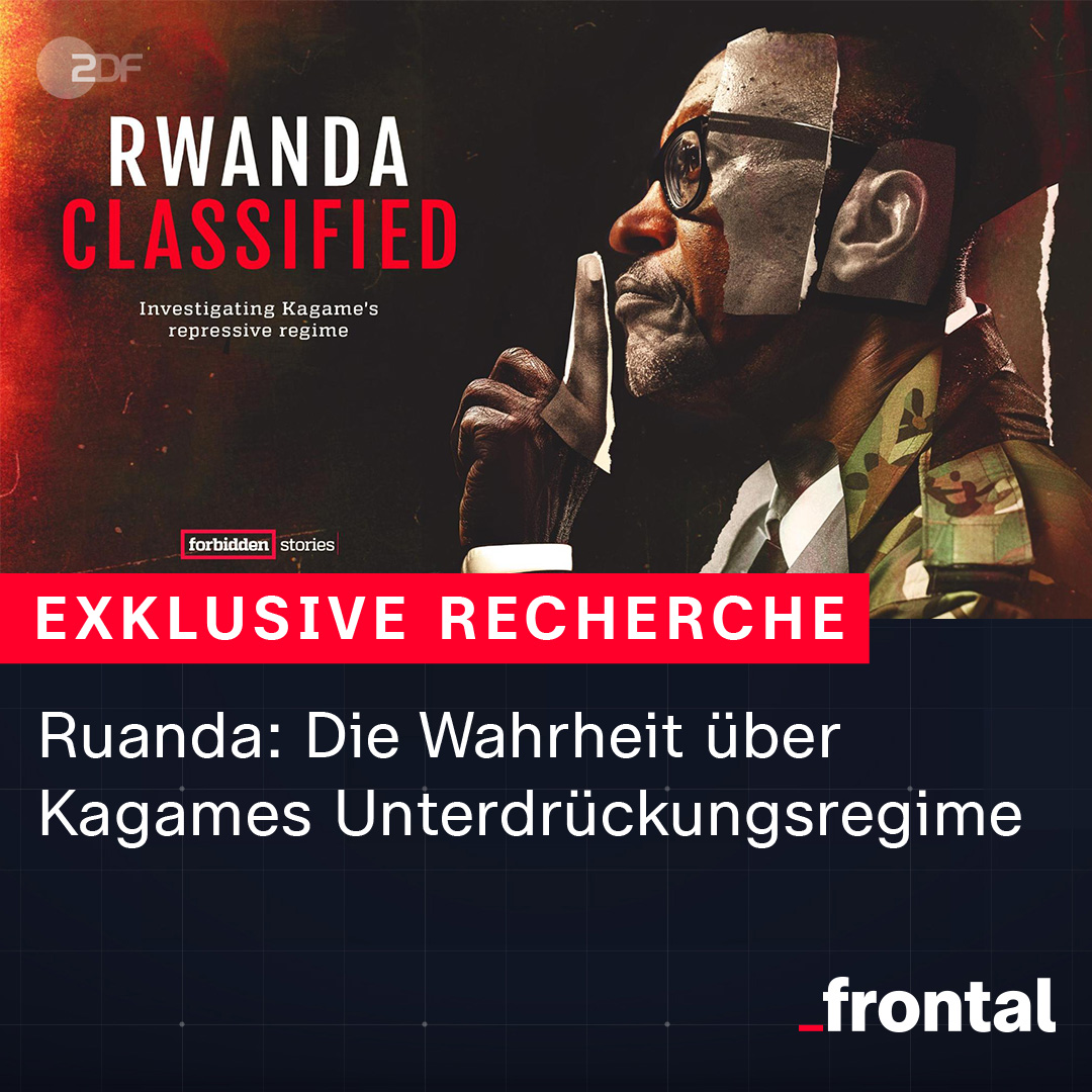 In einer monatelangen, von <a href="/FbdnStories/">Forbidden Stories</a> koordinierten, Recherche haben wir hinter die schillernde Fassade Ruandas geblickt – auf ein Regime, dessen langer Arm bis nach Europa reicht. #RwandaClassified
Mehr dazu: #ZDFfrontal | 21 Uhr | <a href="/ZDF/">ZDF</a> und jetzt bei <a href="/derspiegel/">DER SPIEGEL</a> <a href="/derStandardat/">DER STANDARD</a>