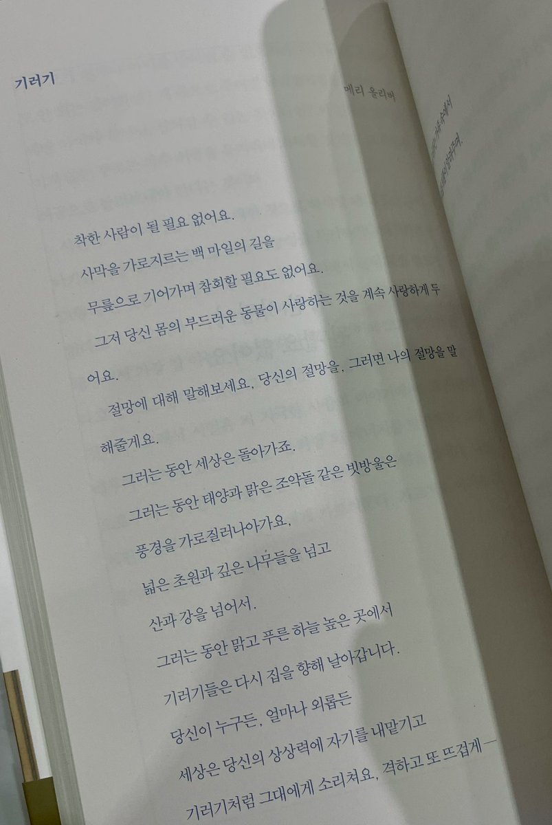 mxnxlxgu's tweet photo. 착한 사람이 될 필요 없어요
사막을 가로지르는 백 마일의 길을
무릎으로 기어가며 참회할 필요도 없어요 https://t.co/FkXi51YnJG