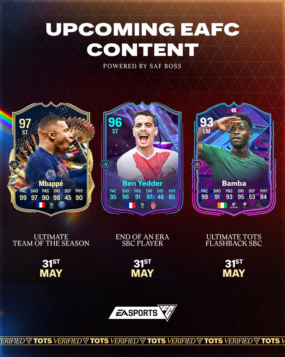 Upcoming EAFC content 👀

#EAFC #EAFC24 #TOTS