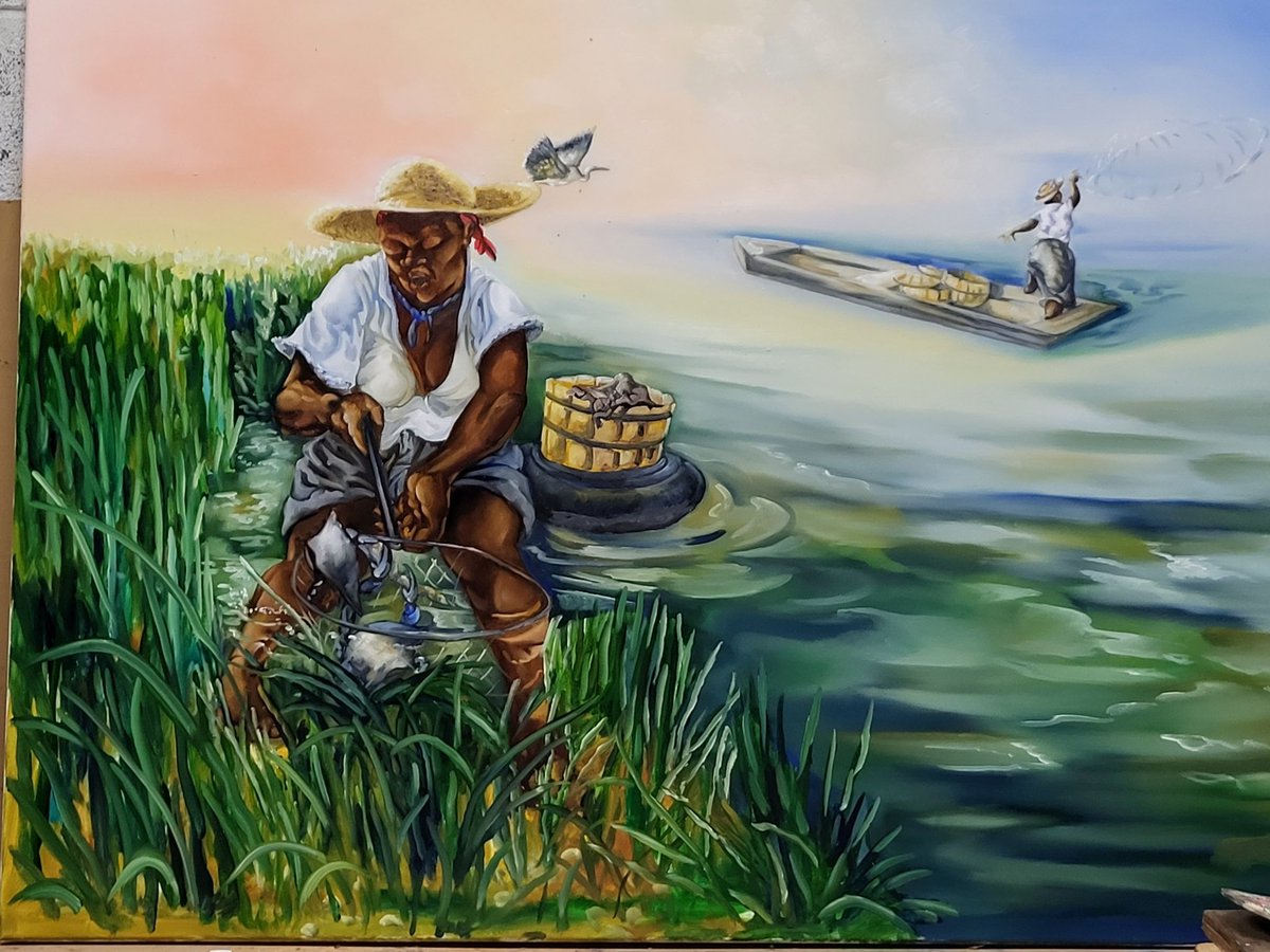 Shout out to all the crabber and fisherman in the Carolinas
. rikfreeman.com

eastcityart.com/profiles/rik-f…