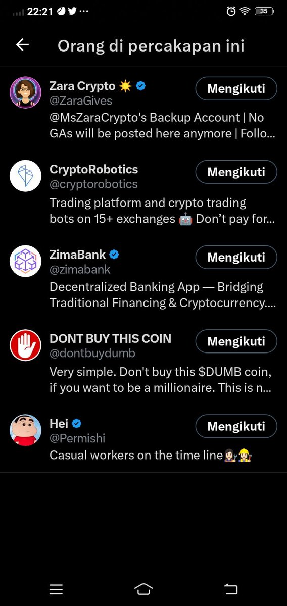 ericwins_aamiin's tweet photo. @ZaraGives @MsZaraCrypto @cryptorobotics @dontbuydumb @Permishi @zimabank Done https://t.co/CkiA0IsyrD