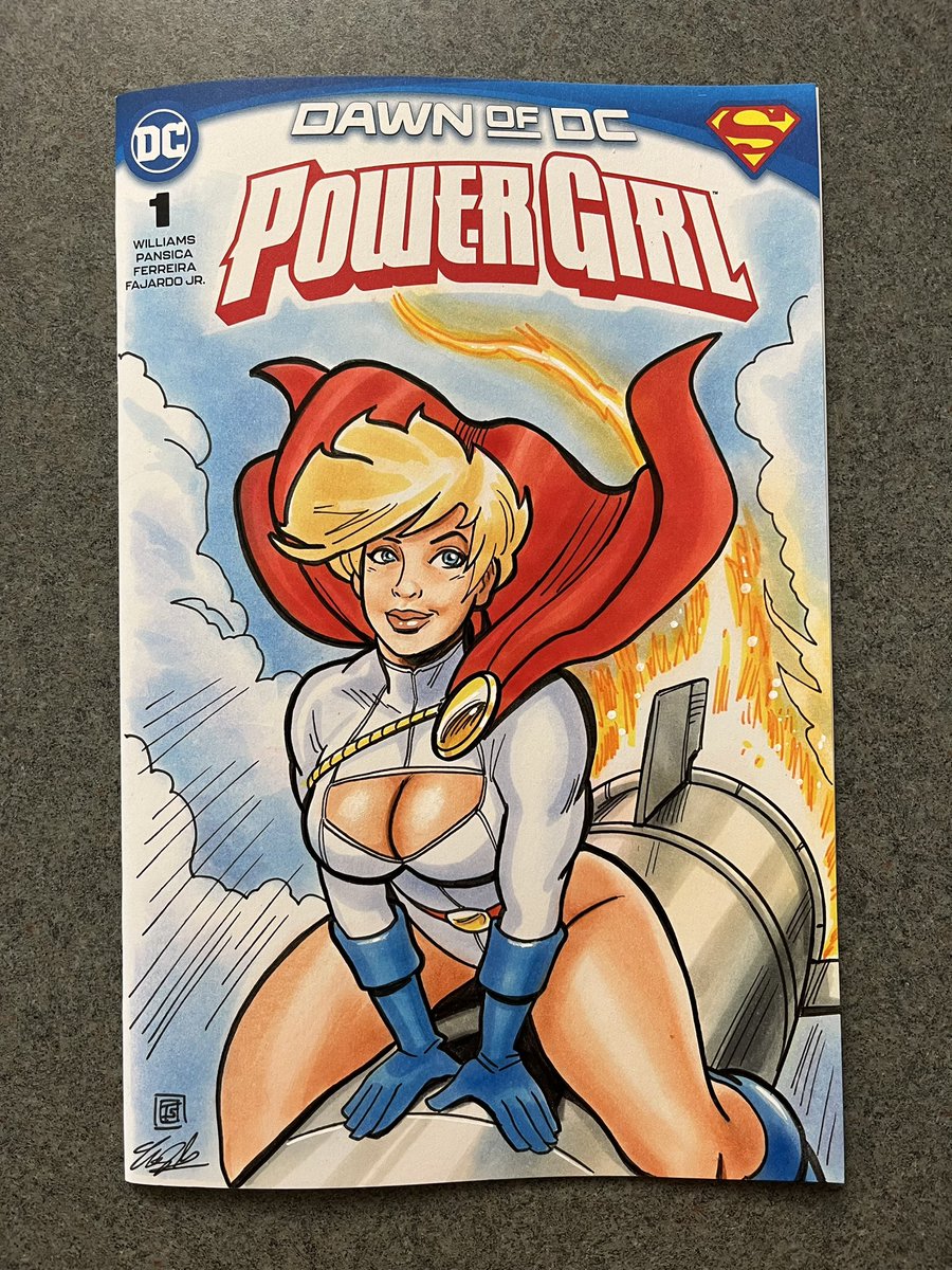 Finished Power Girl sketch cover.

This sketch cover is up for grabs. Message me if you’re interested 

#sketchcover #powergirl #superman #justiceleague #dccomics #ink #drawing