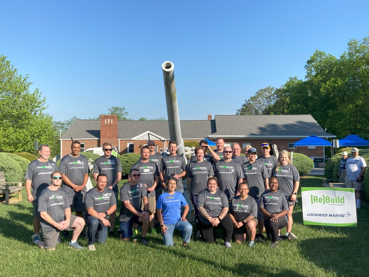 We had the honor of working with Lockheed Martin volunteers to revitalize the local American Legion Post 171! The volunteers painted the entire event space, saving the post’s members from weeks of work. We deeply appreciate your hard work and support. Thank you, @LockheedMartin!