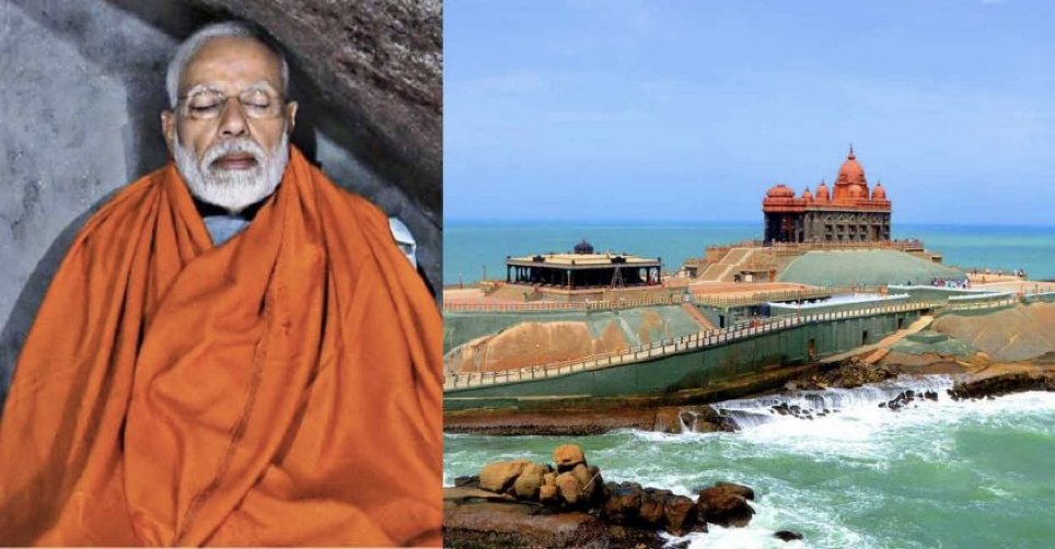 AvsNamboodiri's tweet image. Will not Prime Minister Modi’s meditation on #VivekanandaRock at Kanyakumari on May 31, or at least telecast of the event, be a violation of the #modelcodeofconduct? Polling will conclude only on June 1.

@ECISVEEP #LoksabhaElections2024 #ElectionResults2024 #ElectionCommission