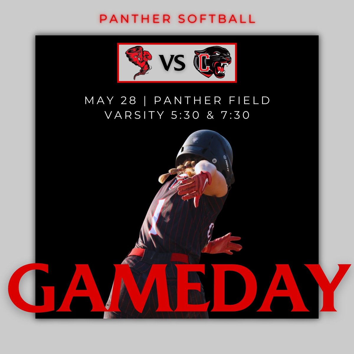 🚨 Game Day 🚨
🥎 Creston vs Harlan
🗓️ Tuesday, May 28
⏰ Varsity Double Header, 5:30 and 7:30
📍Panther Field 

Be there Panther Nation!
