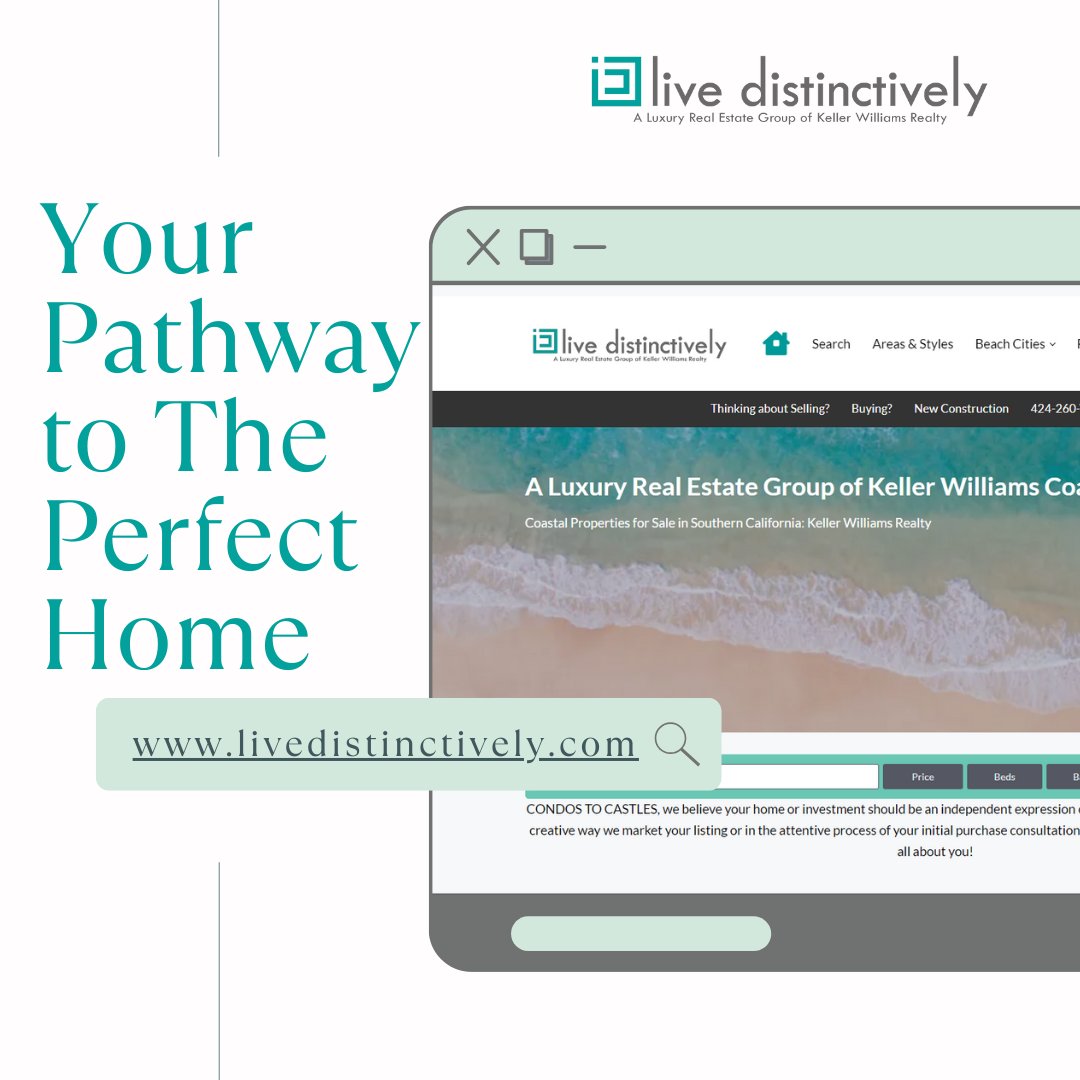 Stay updated effortlessly with the latest real estate listings by visiting our website. Discover the most current and accurate information right at your fingertips. ☝

🌐 Your Pathway to The Perfect Home: livedistinctively.com 

#LiveDistinctively  #SellingSoCal