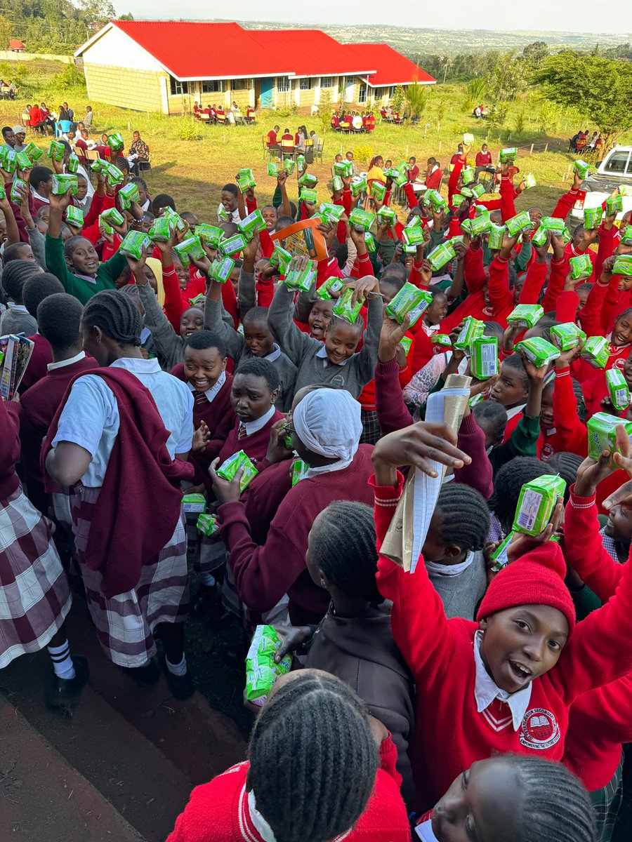 This #MenstrualHygieneDay, we celebrated with Saikeri &amp;Olteyani primary &amp; secondary It's unfortunate that many girls' education is often disrupted by period stigma &amp; access to sanitary pads . We are committed to bridging the gap and breaking the stigmas! #Periodfriendlyworld