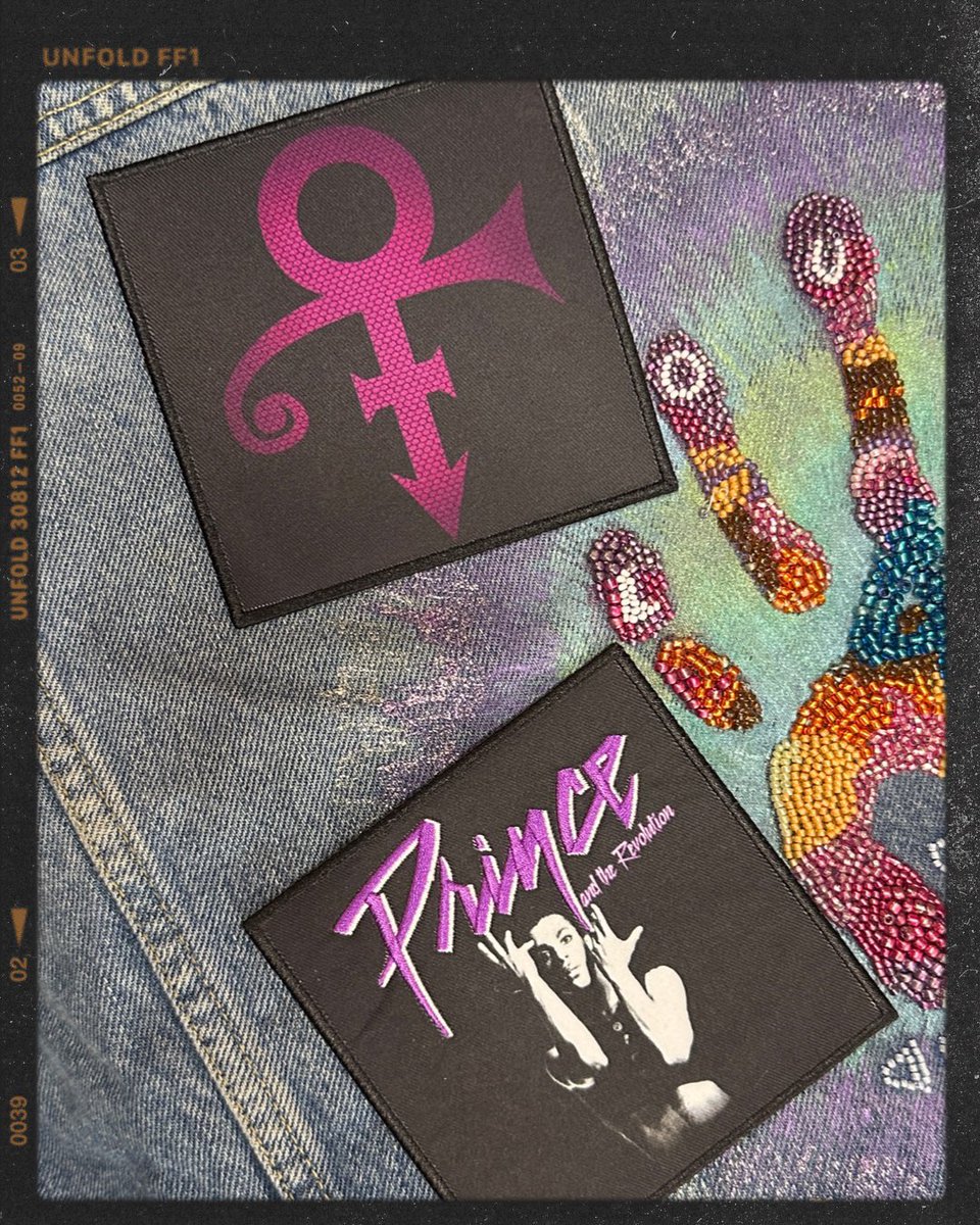 These Official #Prince Sew On Patches make a great addition to any jacket, shirt or bag & at just £3.99 each you can afford to Get Wild with your designs😉  
Grab yours here princeshop.online/search?type=pr…+*
#Prince4Ever #PrinceSymbol #PrinceAndTheRevolution #PrinceCollection