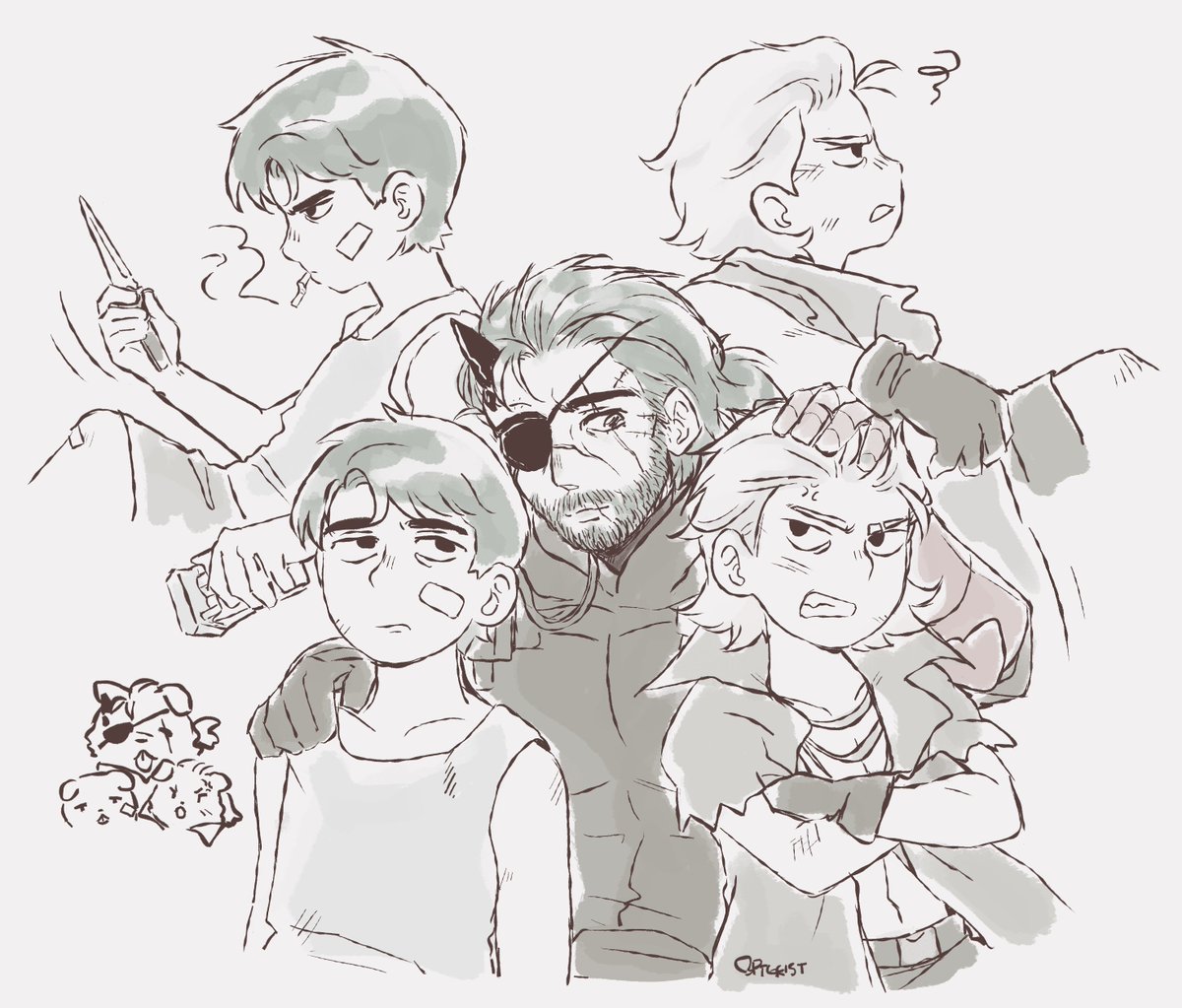v with the twins #mgs