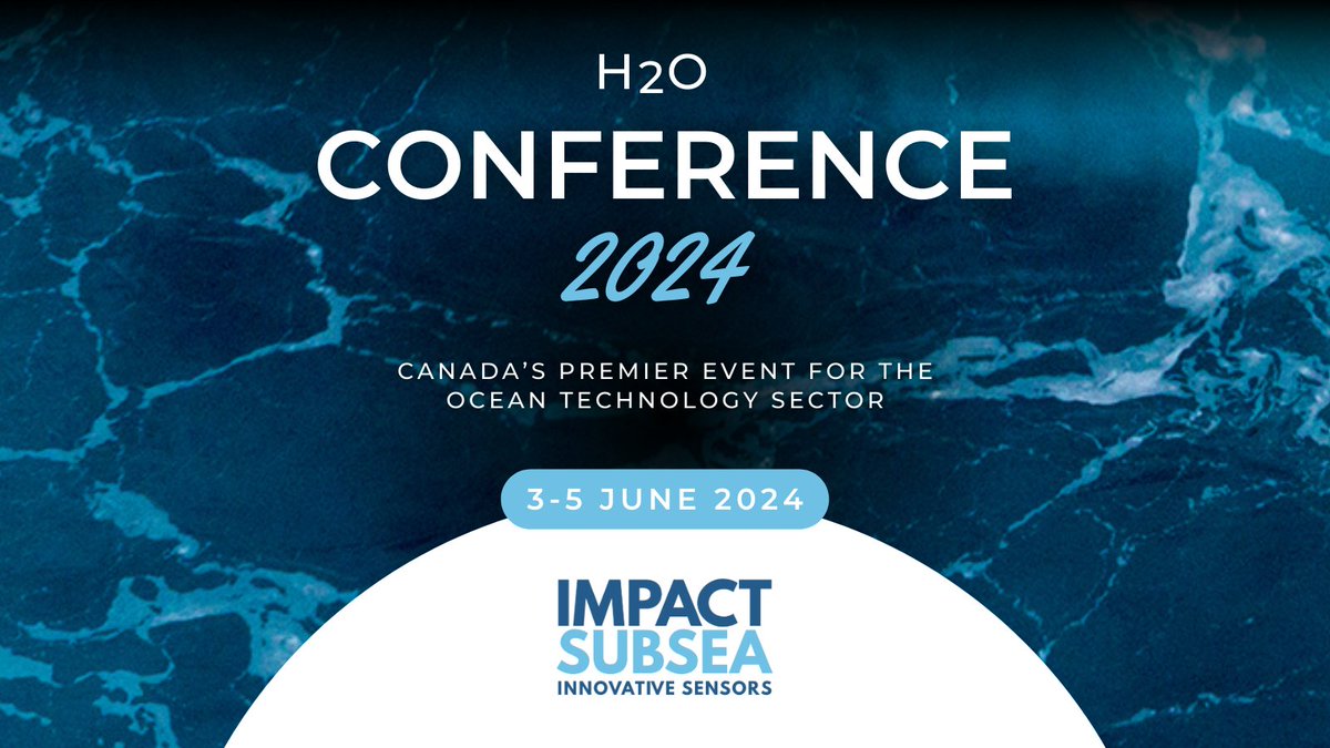 ImpactSubsea's tweet image. The H2O Conference and Exhibition will take place next week in Halifax, Nova Scotia.
Innovate UK - Both 106
When: Mon 3 - Wed 5 June 2024
Where: Halifax Convention Centre, Nova Scotia.
#h20conference #novascotia