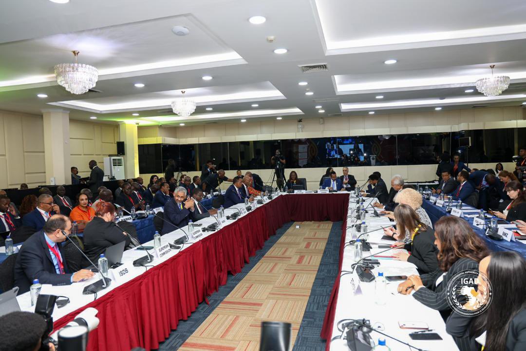 #AfDBAM2024. The IGAD Executive Secretary, H.E. @DrWorkneh, joins member state ministers of finance and development partners at the Horn of Africa Initiative meeting on the sidelines of the @AfDB_Group annual meetings. #IGADatAfDBAM2024