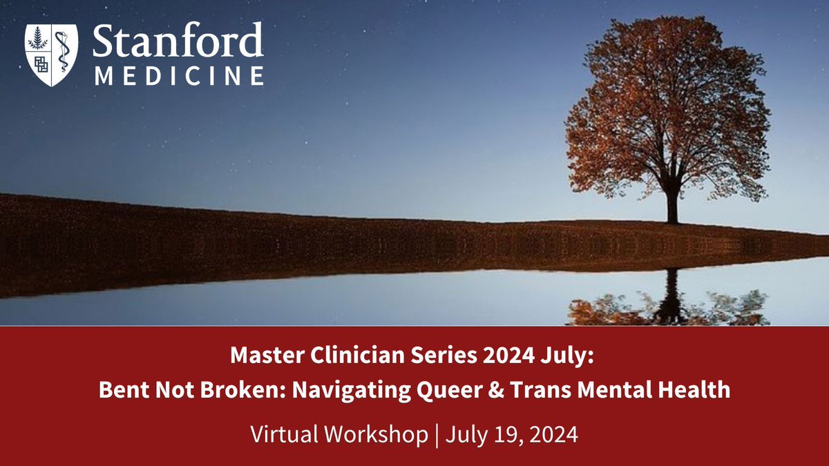 Join us virtually on 7/19 for "Bent Not Broken: Navigating Queer &amp; Trans Mental Health," a trauma-informed workshop designed to deepen your understanding of the unique stressors faced by queer &amp; trans individuals. #MentalHealthAwarenessMonth

Learn more: buff.ly/44XPI9V